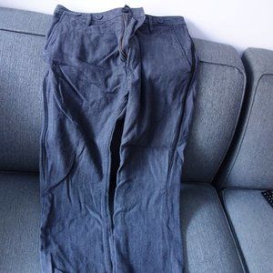 Diesel Size 30 Grey Tailored Pattern Pants
